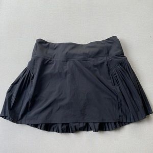 athleta black tennis skirt